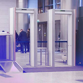 Arcos detectores de metal para seguridad