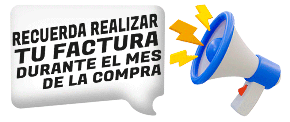 Aviso importante sobre facturación