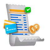 Icono de factura electrónica