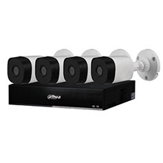 Kit Dahua 4 cámaras 5MP con micrófono